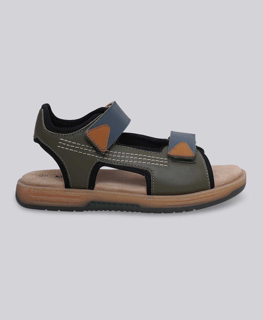 KICK Play KHAKHI-BLUE Kids Boy Sandal