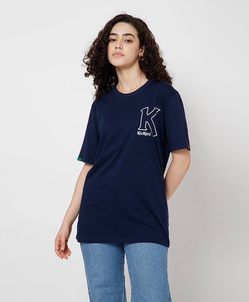 Kickers Navy Unisex T-Shirt