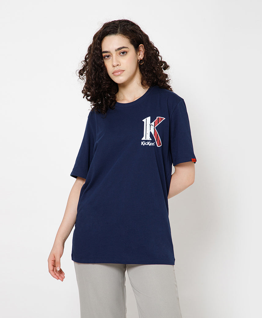 Kickers Navy Unisex T-Shirt