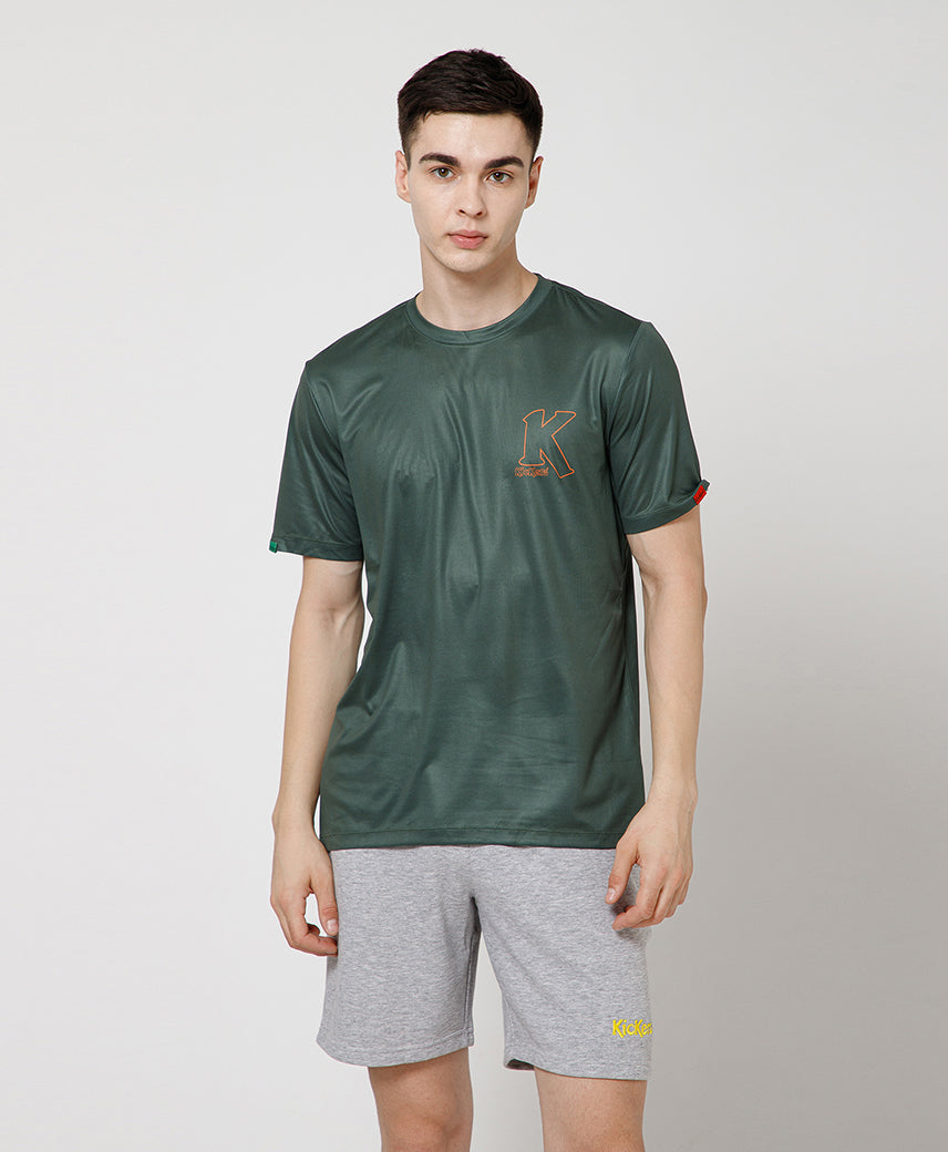 Kickers DARK GREEN Men T-Shirts