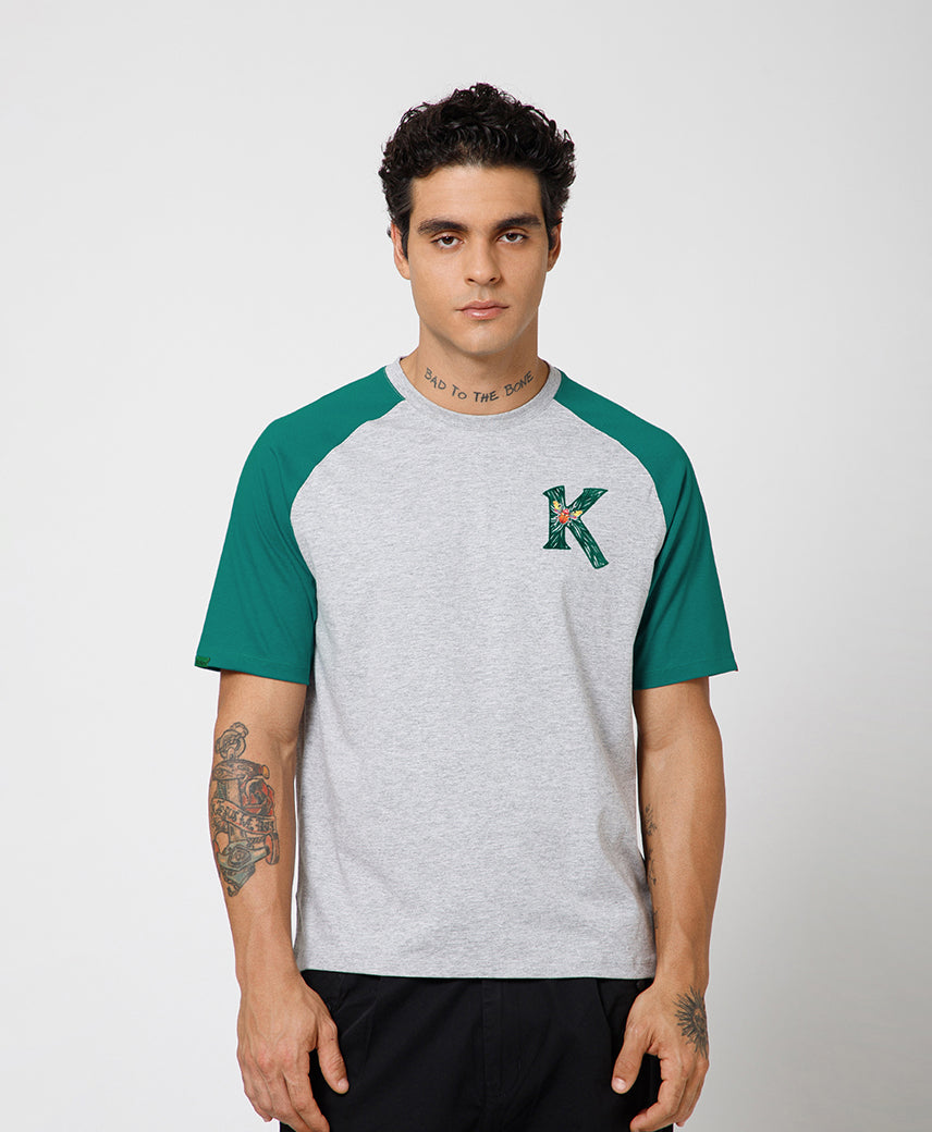 Kickers Men Grey T-Shirts