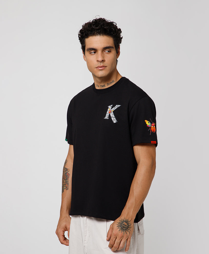 Kickers Men Black T-Shirts