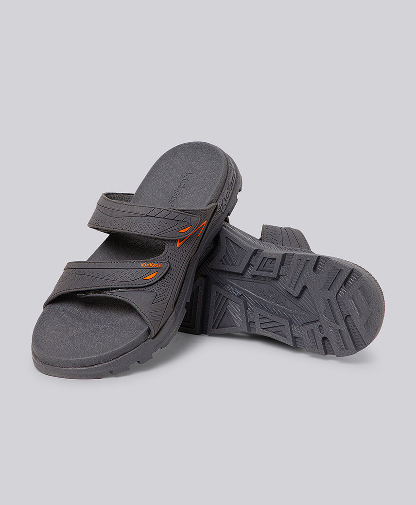 KICK Callisto Dark Grey Men Slip In Sandal