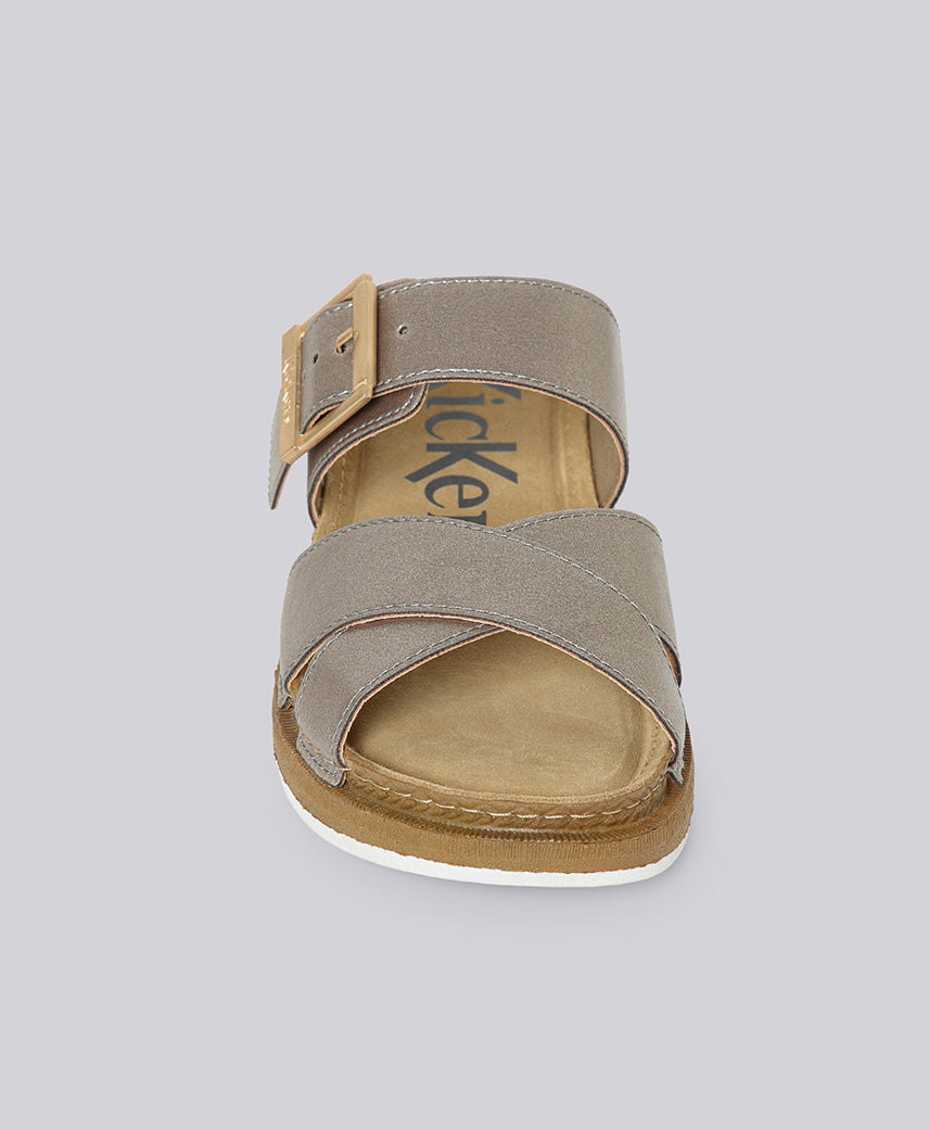 KICK VEGA GUNMETAL WOMEN Platform Sandal