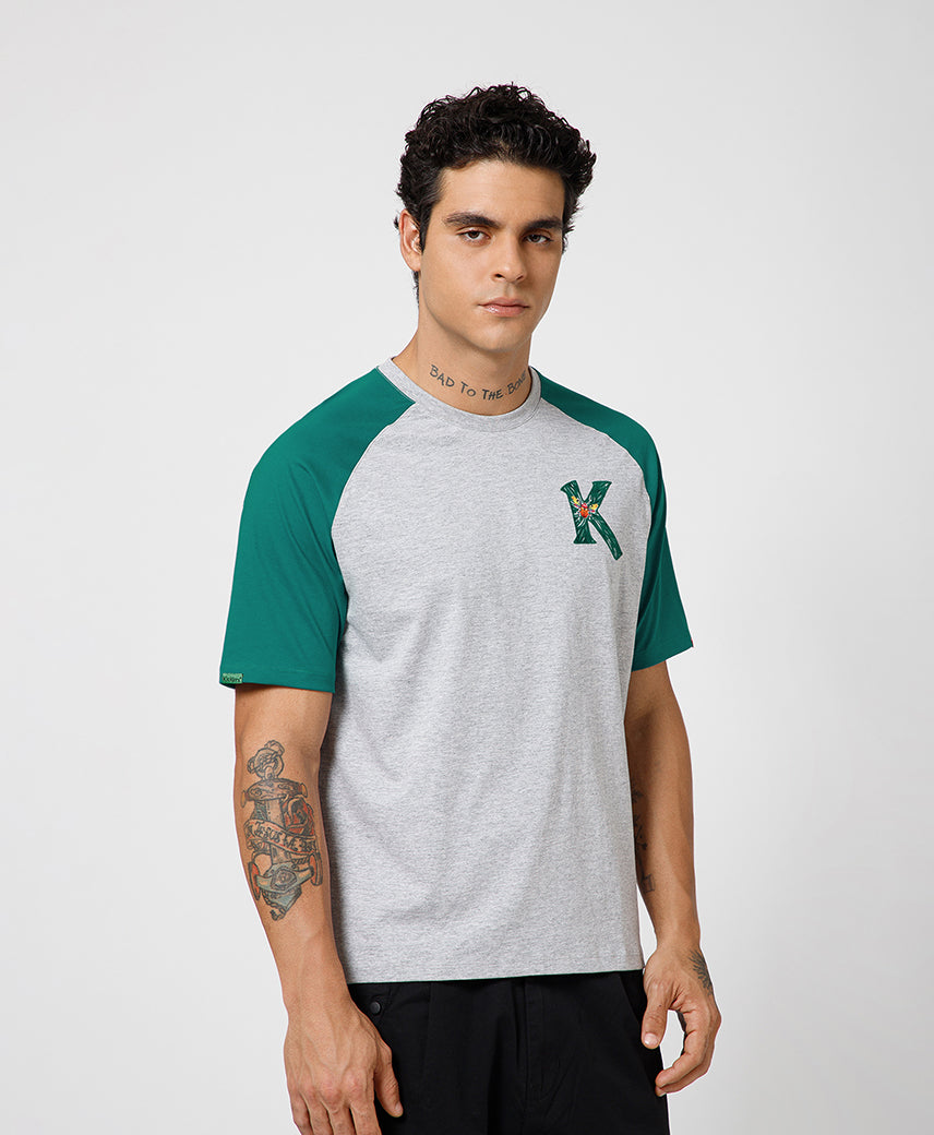 Kickers Men Grey T-Shirts