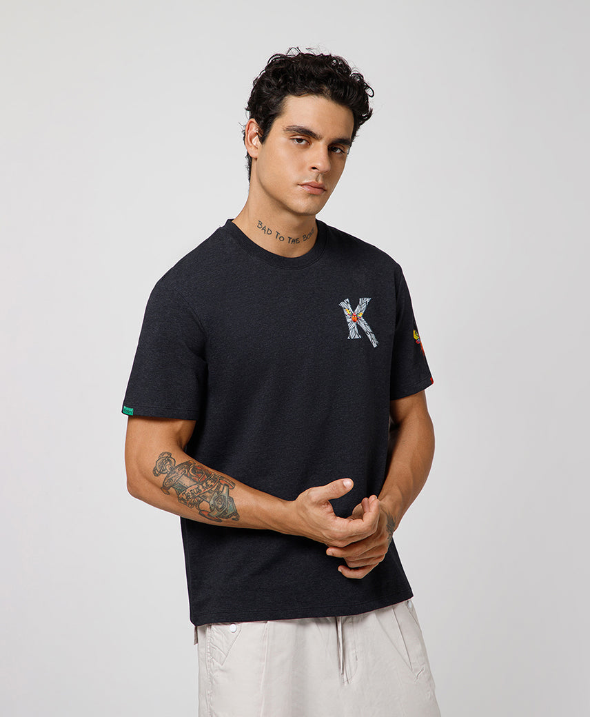 Kickers Men DK Grey T-Shirts