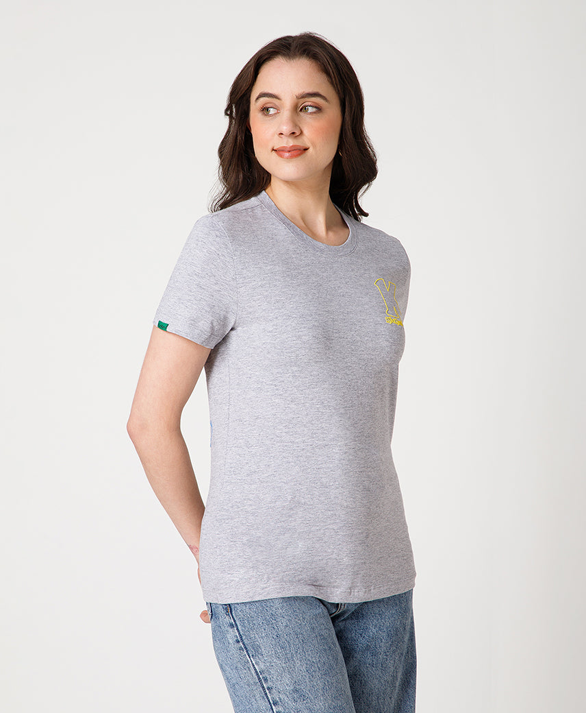 Kickers Women Grey T-Shirts