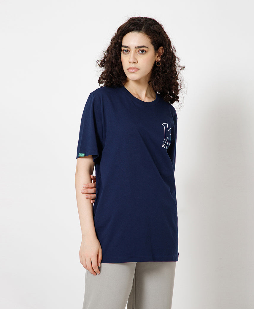 Kickers Navy Unisex T-Shirt