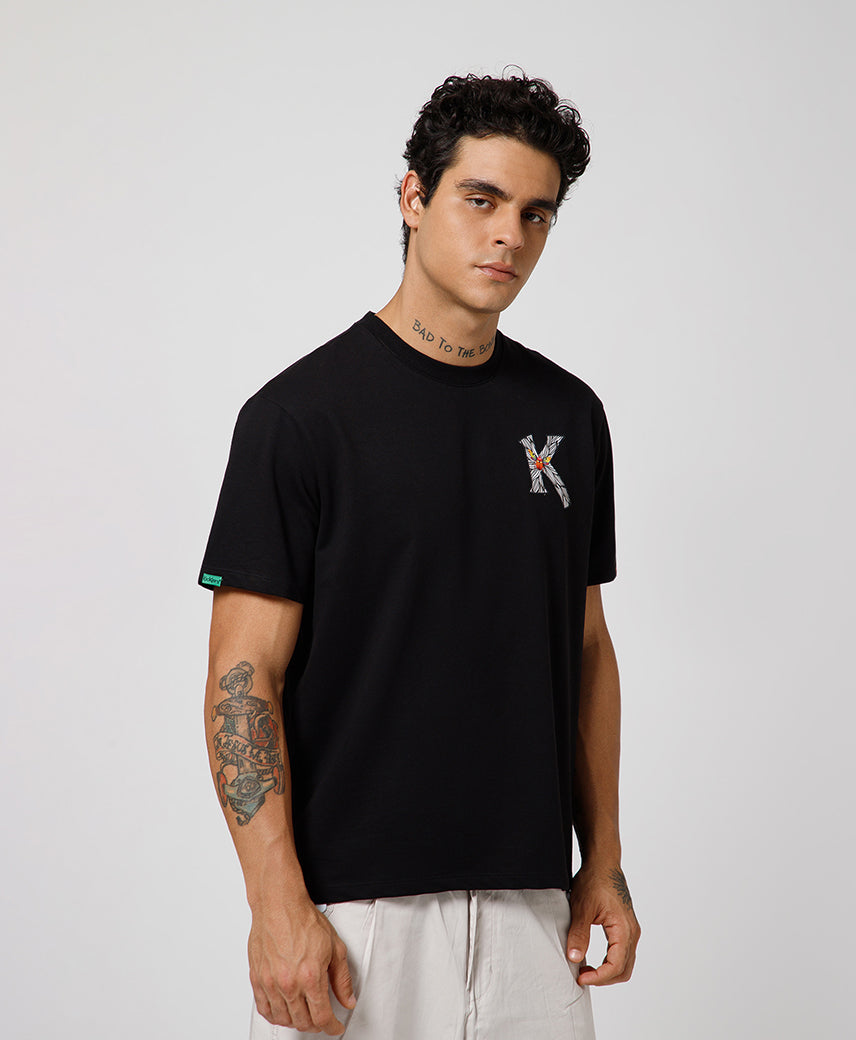Kickers Men Black T-Shirts