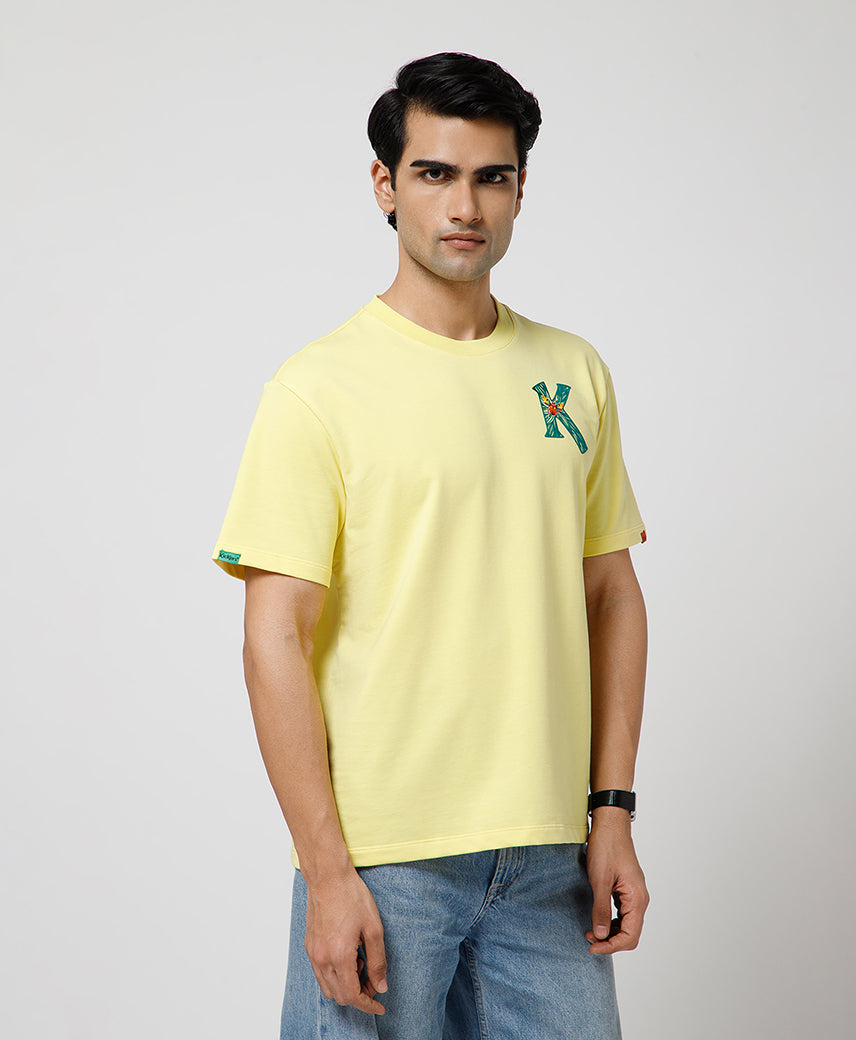 Kickers Men Yellow T-Shirts