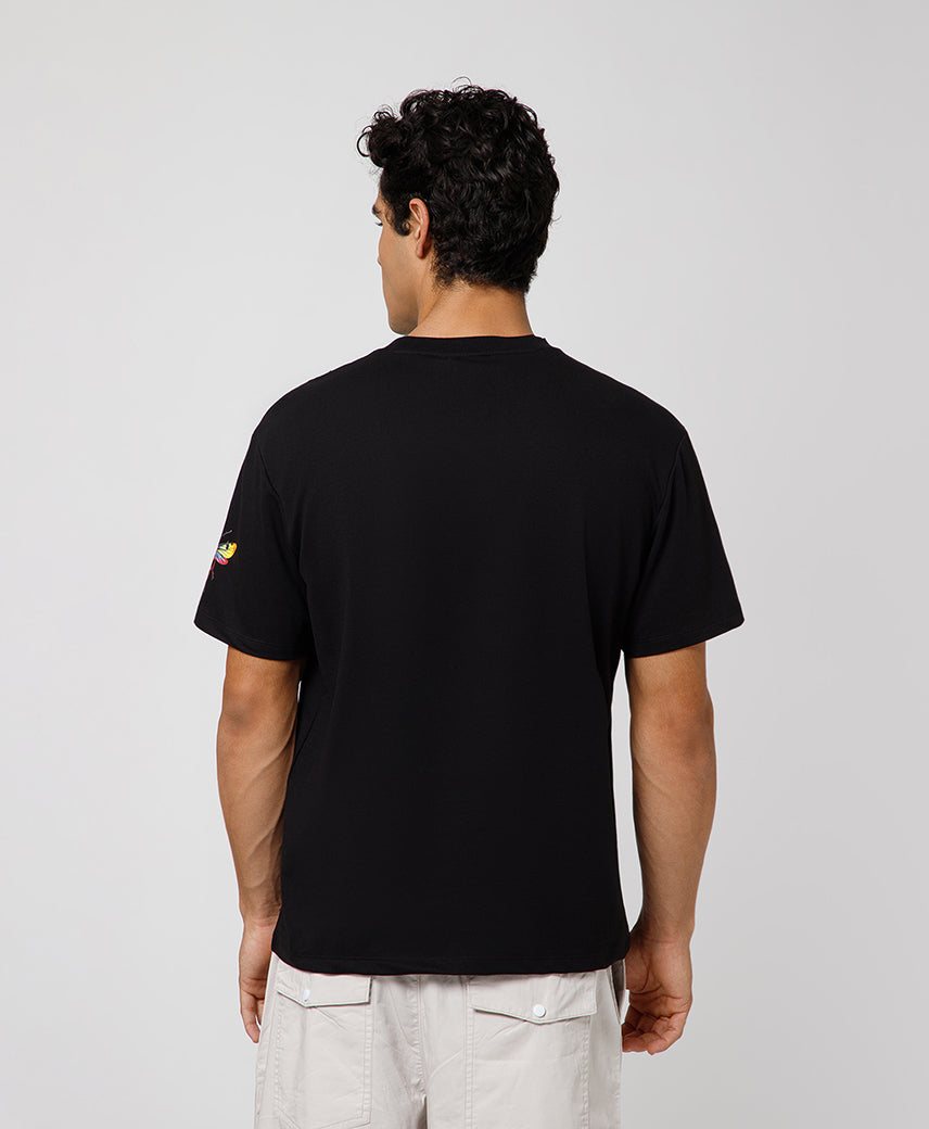 Kickers Men Black T-Shirts
