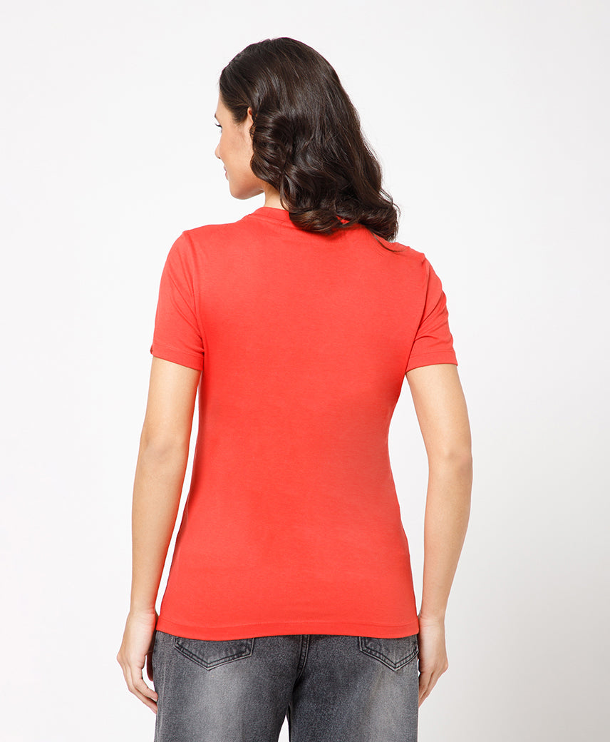 Kickers Women Red T-Shirts