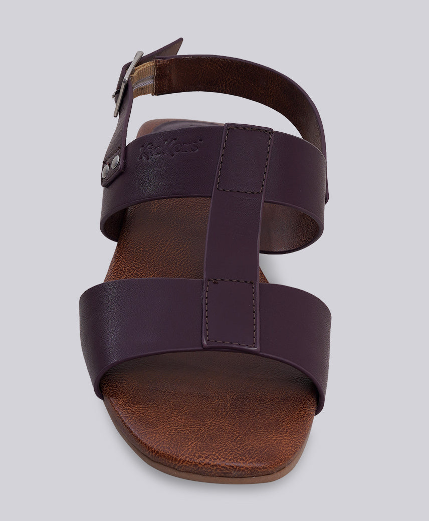 Kickers KICK BUCLY Burgandy Women Sandal
