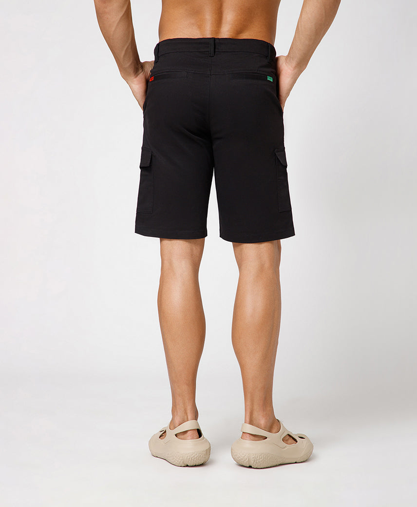 Kickers Men Black Shorts