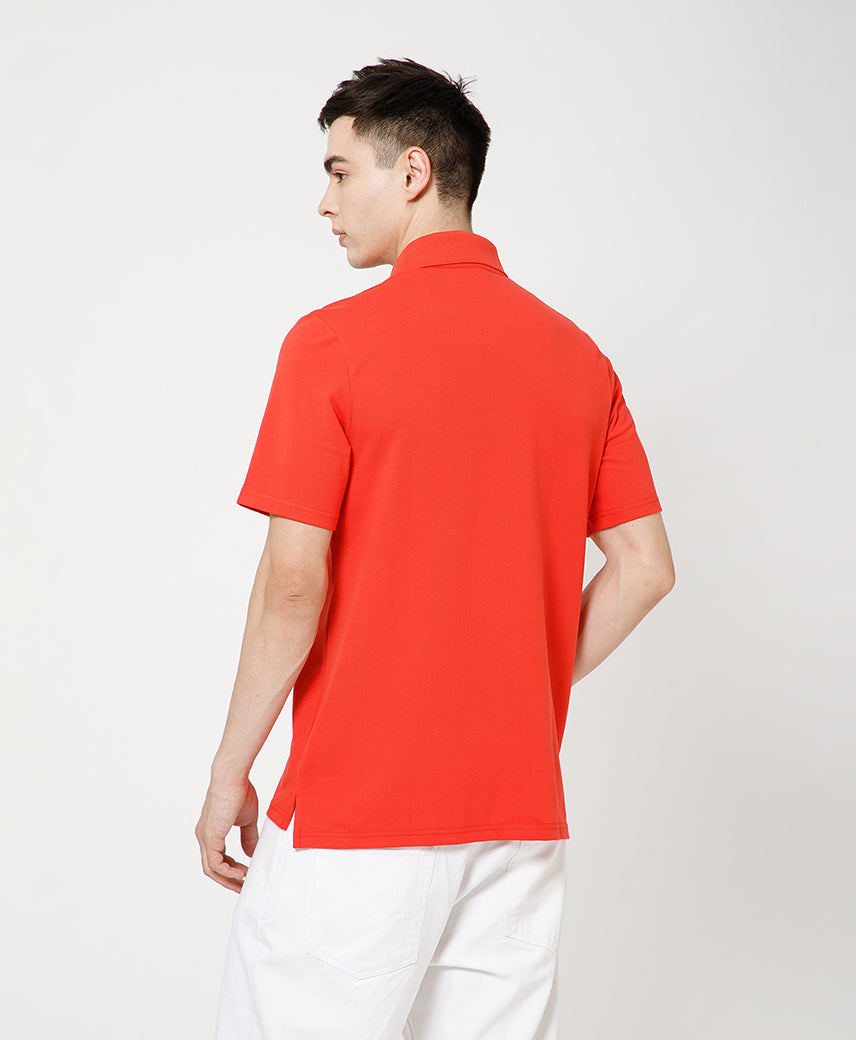 Kickers Men Red Polo T-Shirt