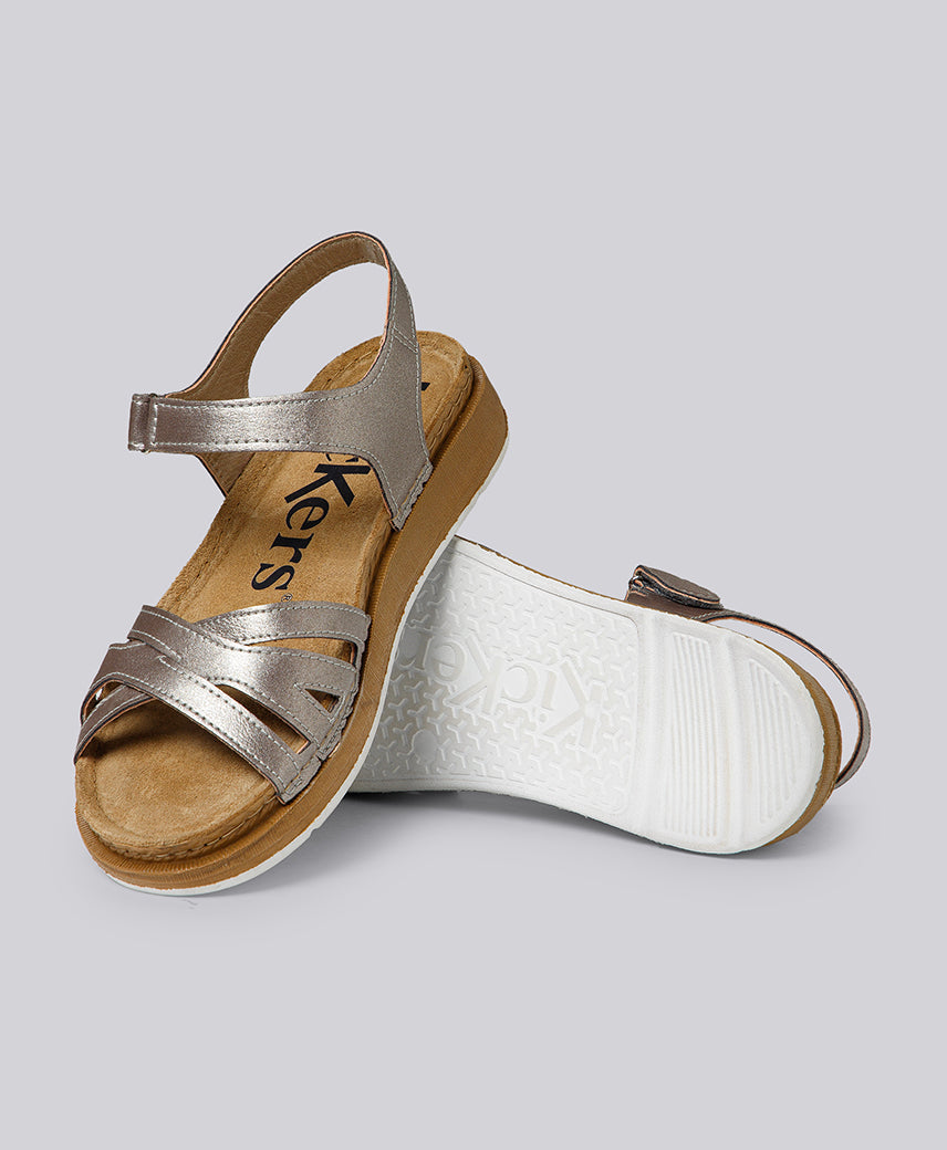 KICK RUZO GUNMETAL WOMEN Sandal