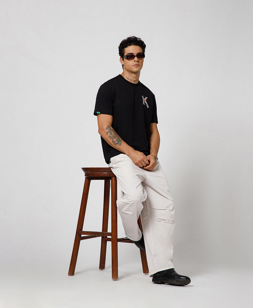 Kickers Men Black T-Shirts