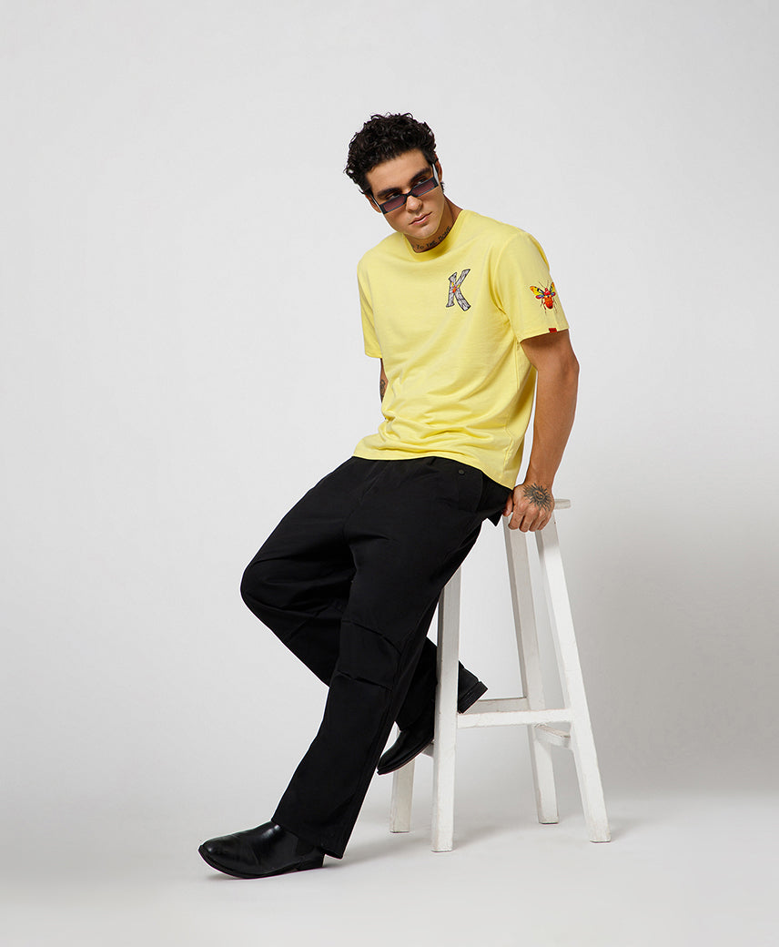 Kickers Men Yello T-Shirts