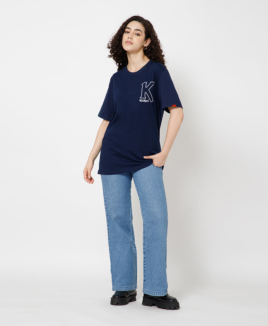Kickers Navy Unisex T-Shirt