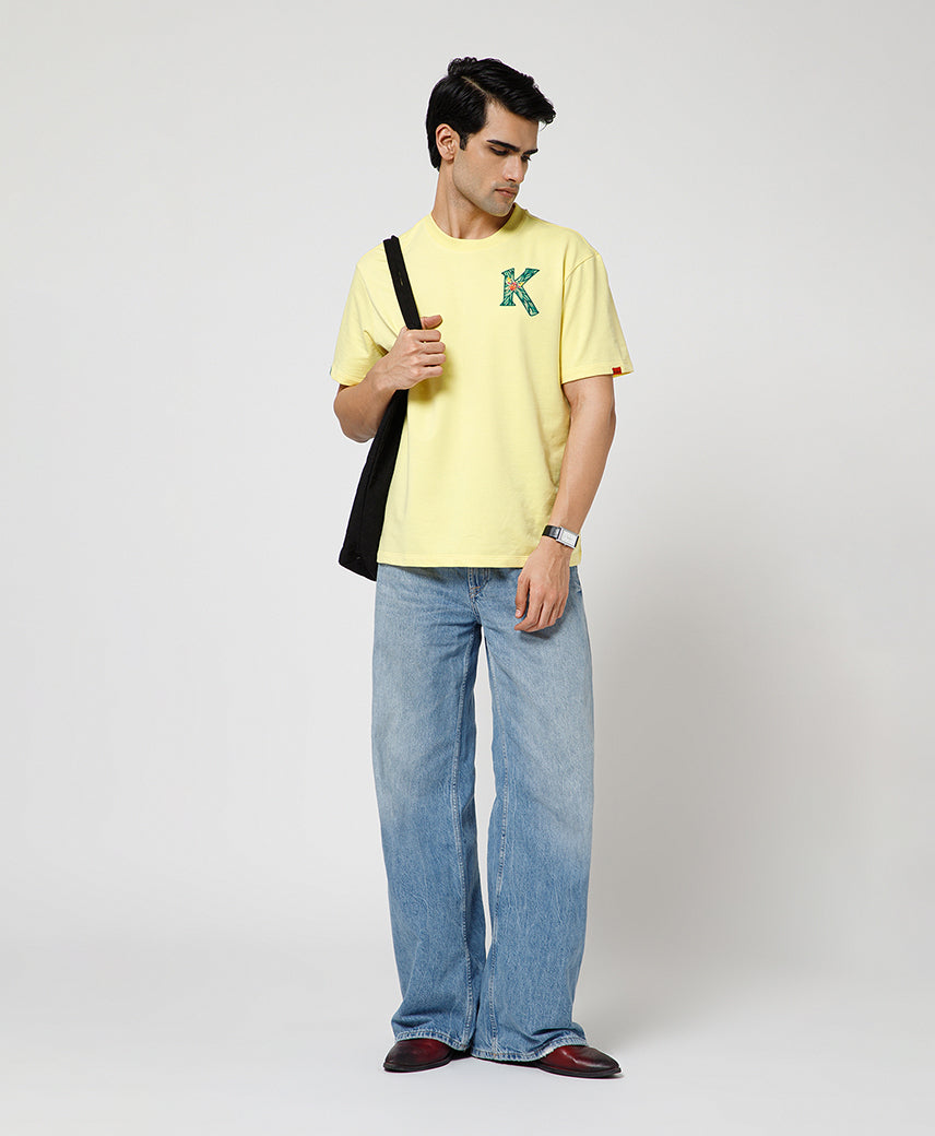 Kickers Men Yellow T-Shirts