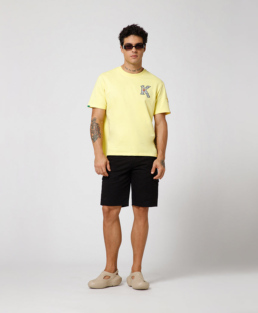 Kickers Men Black Shorts