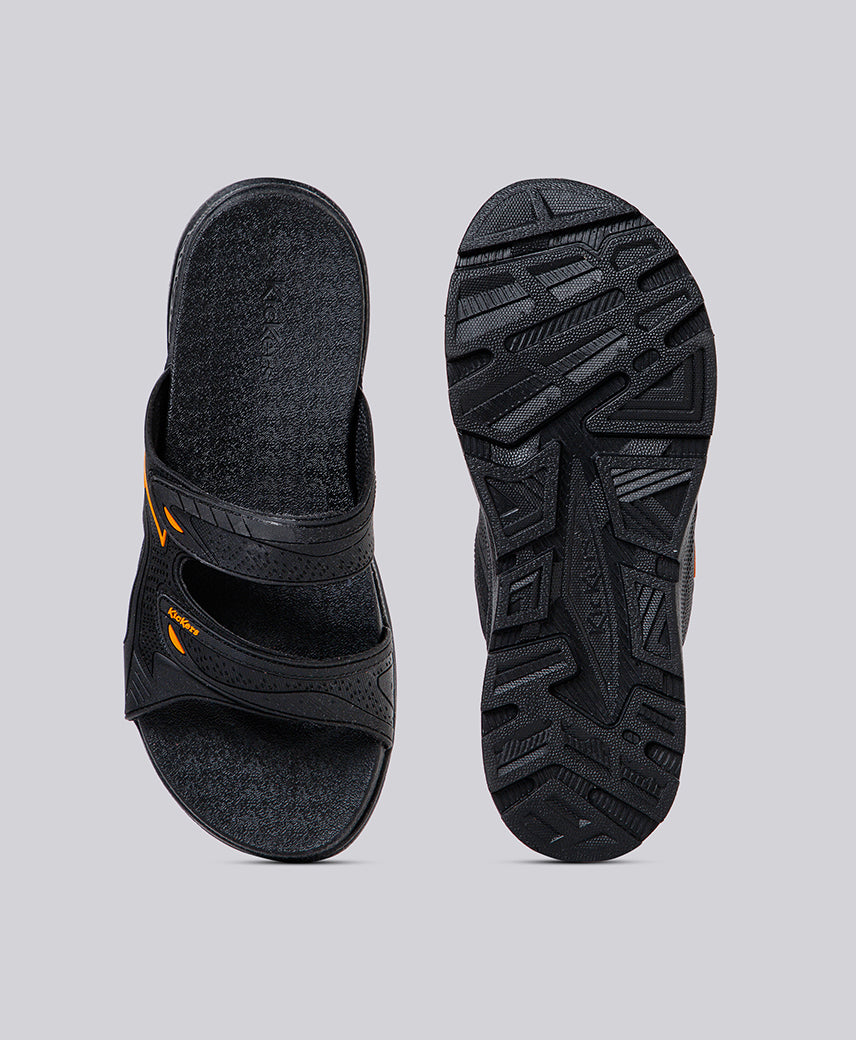 KICK Callisto Black Men Slip In Sandal