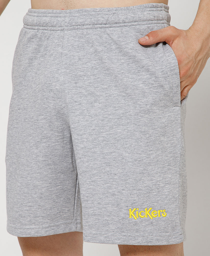 Kickers Men Grey Shorts