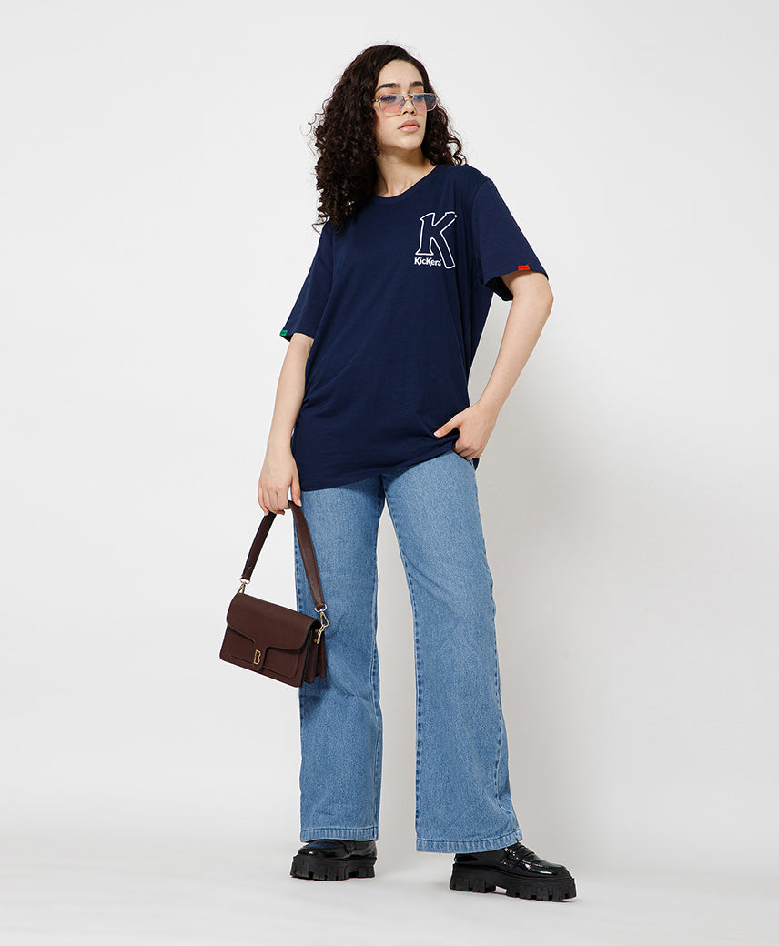 Kickers Navy Unisex T-Shirt