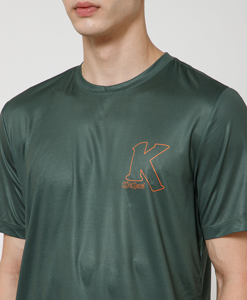 Kickers DARK GREEN Men T-Shirts