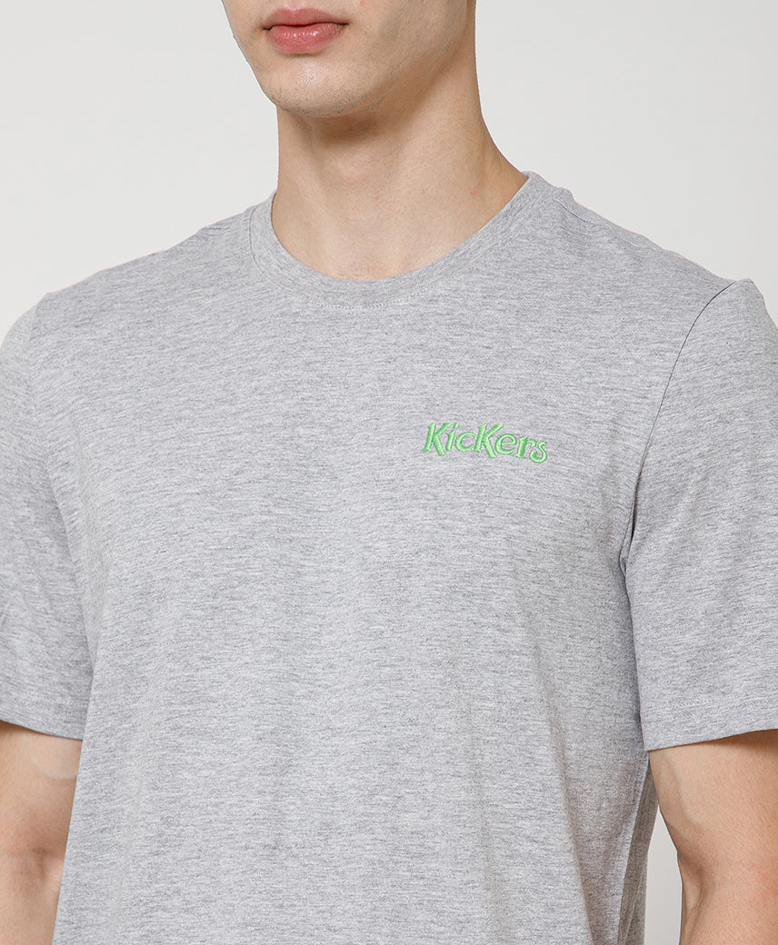Kickers Men Grey T-Shirts