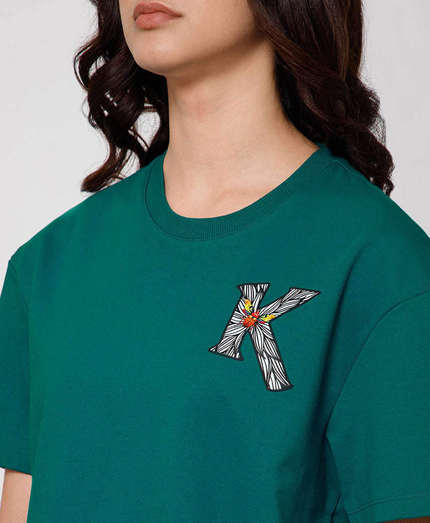 Kickers Women Green T-Shirts