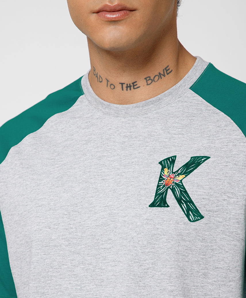 Kickers Men Grey T-Shirts