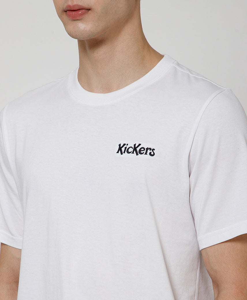 Kickers Men White T-Shirts