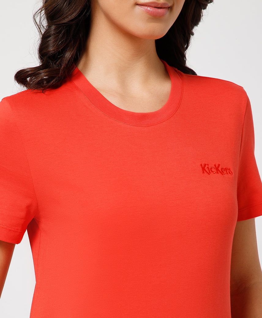 Kickers Women Red T-Shirts