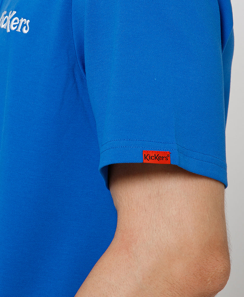 Kickers Men Blue Polo T-Shirt