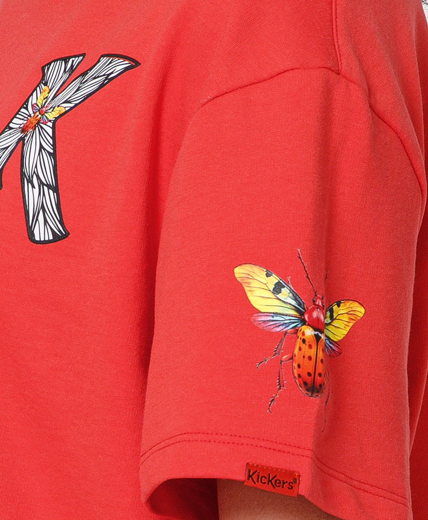 Kickers Women Red T-Shirts