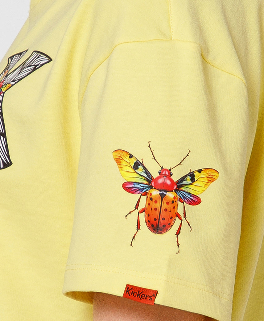 Kickers Women Yellow T-Shirts