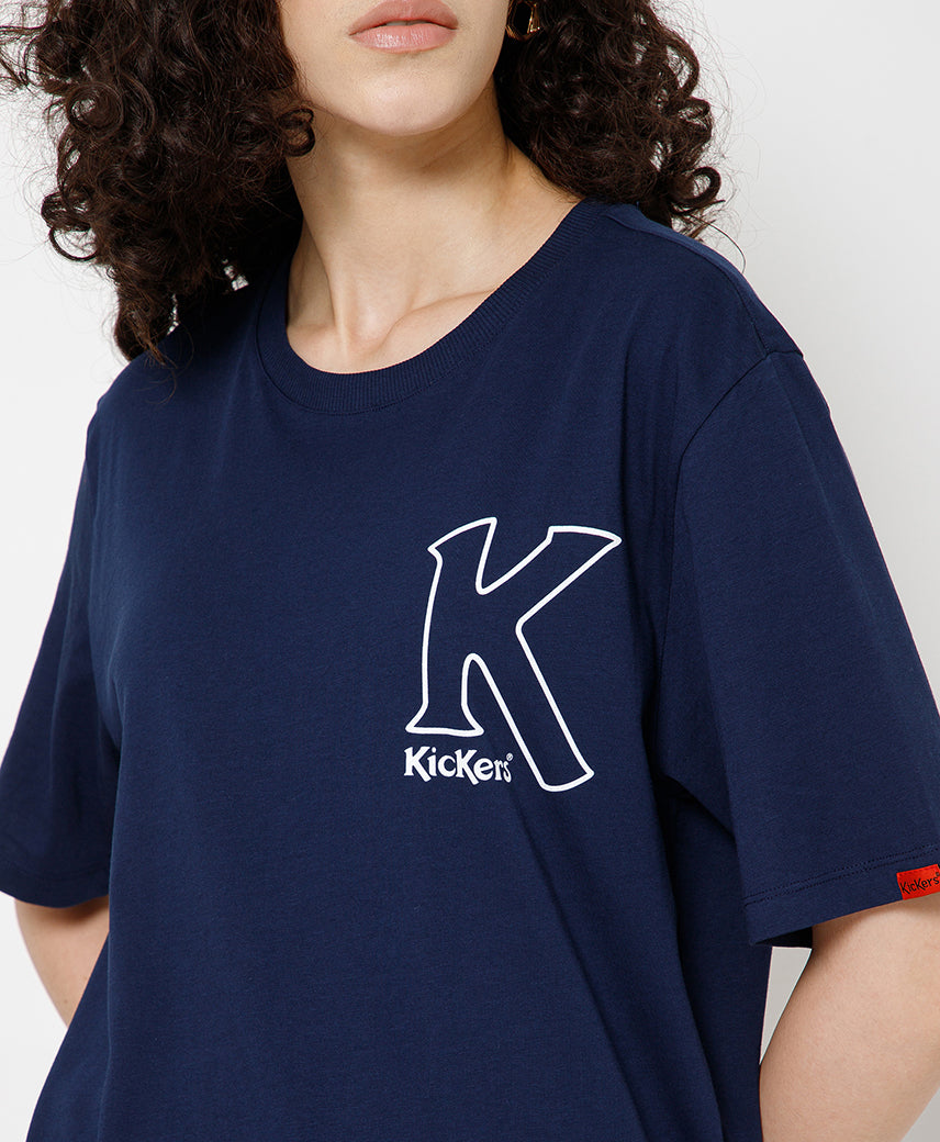 Kickers Navy Unisex T-Shirt