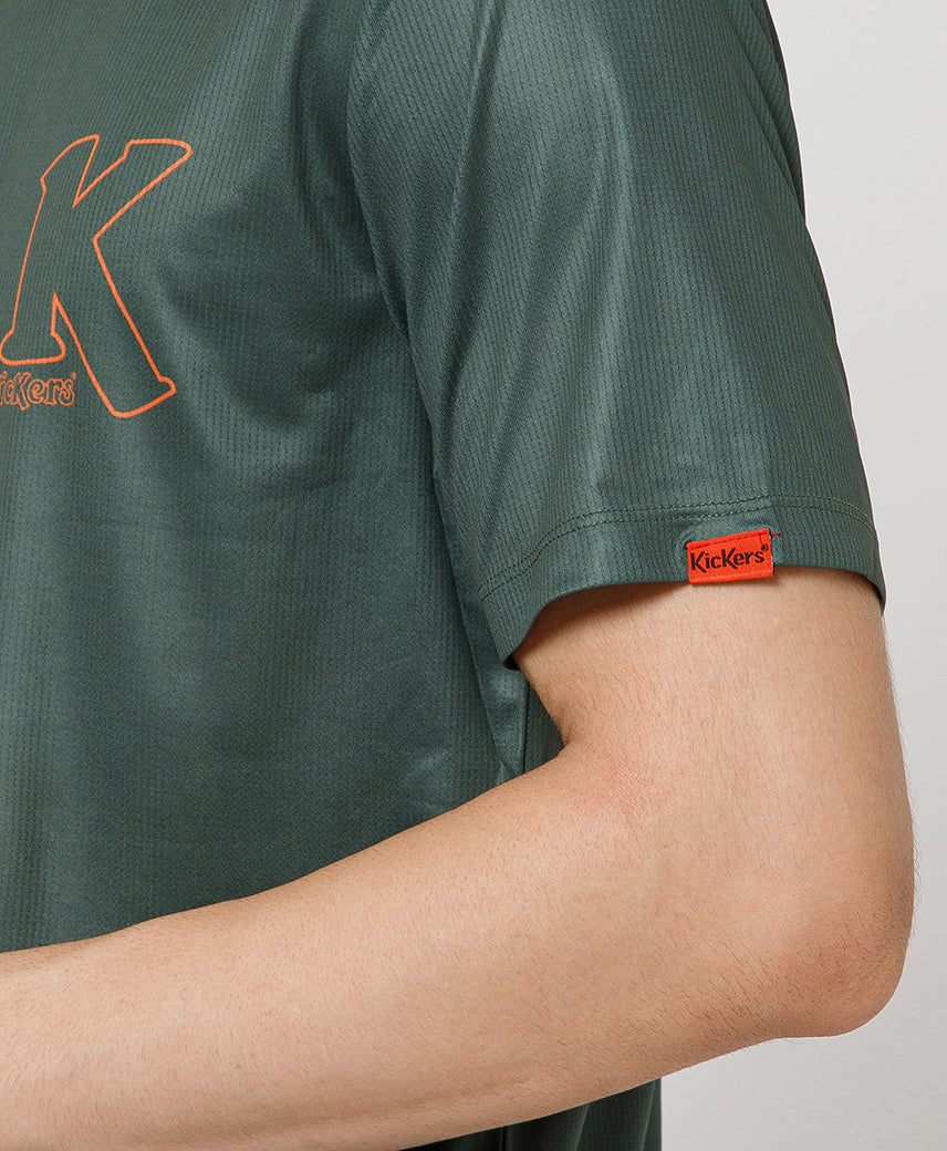 Kickers DARK GREEN Men T-Shirts