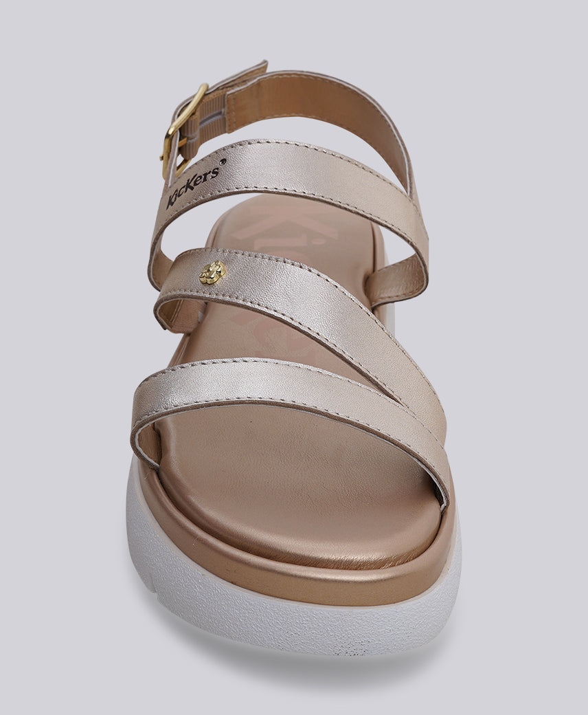 KICK STRAP CHAMPAGNE GOLD Women Sandal