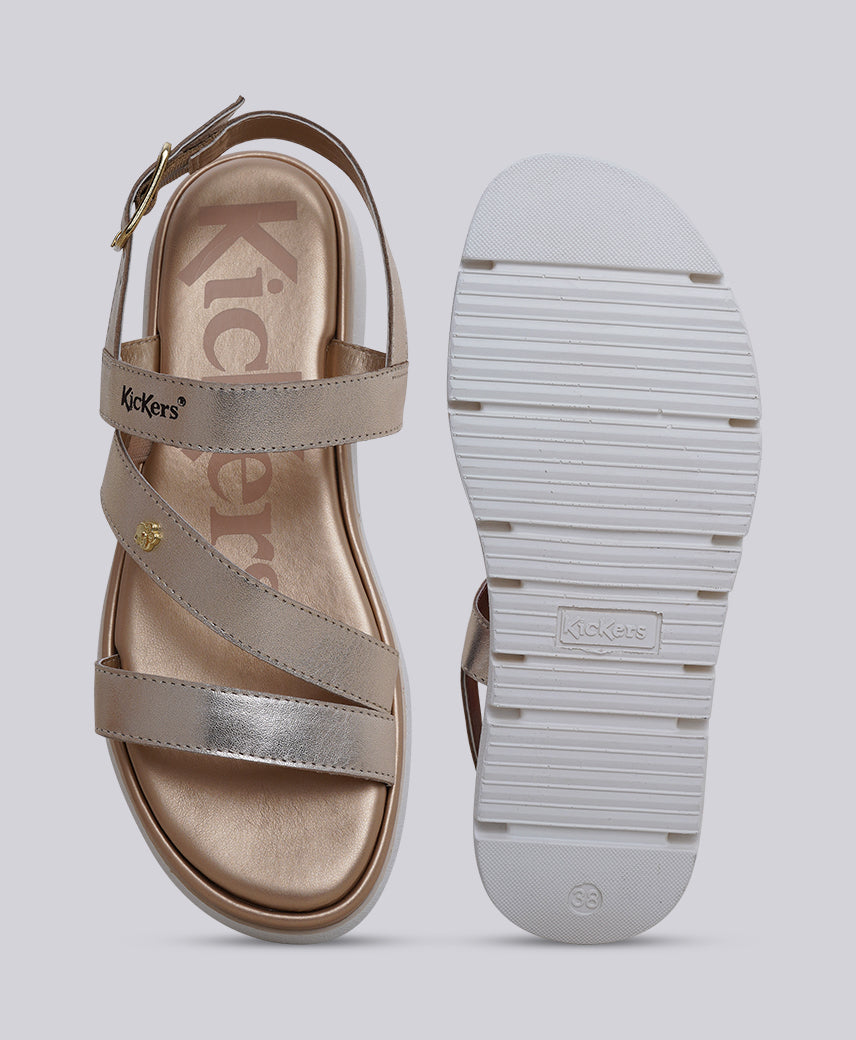 KICK STRAP CHAMPAGNE GOLD Women Sandal