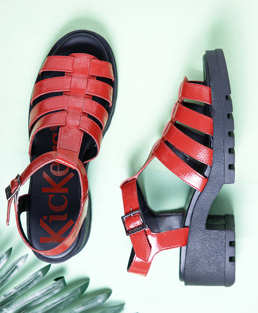 KICK Herika Red Terracotta Women Sandal