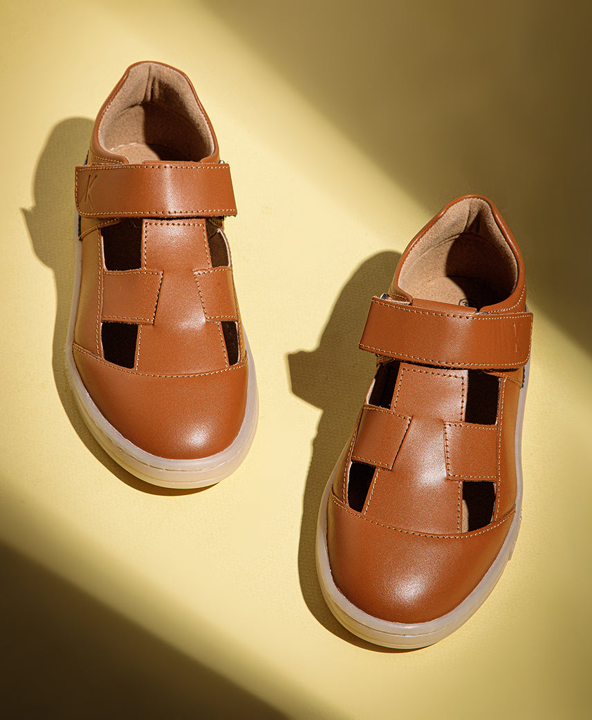 KICK BLOOM TAN Kids Unisex Outdoor Shoe