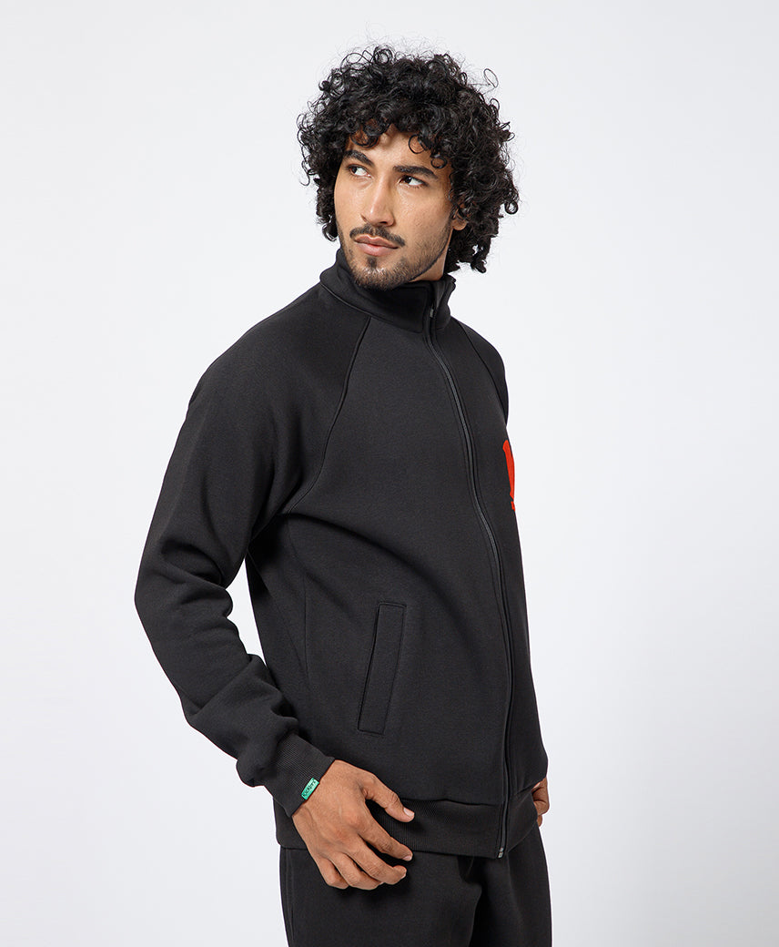 Kickers Men Black Full Sleeve Sweatshirt