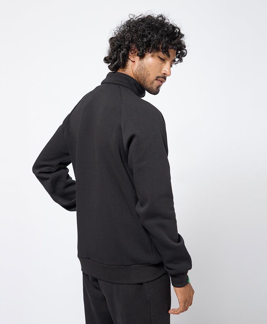 Kickers Men Black Full Sleeve Sweatshirt