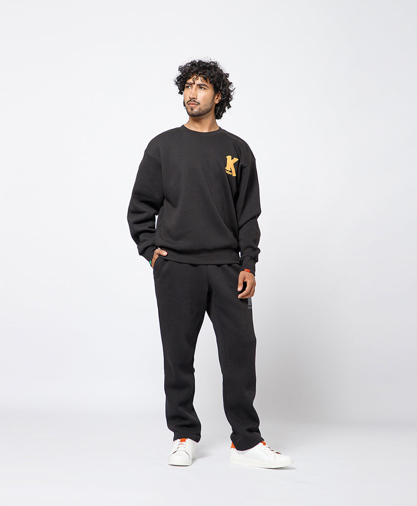 Kickers Men Black  graphic printed Sweatshirt