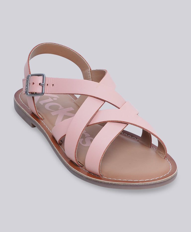 Kickers Diamanto meisje sandaal, Gouden pony, 35 EU