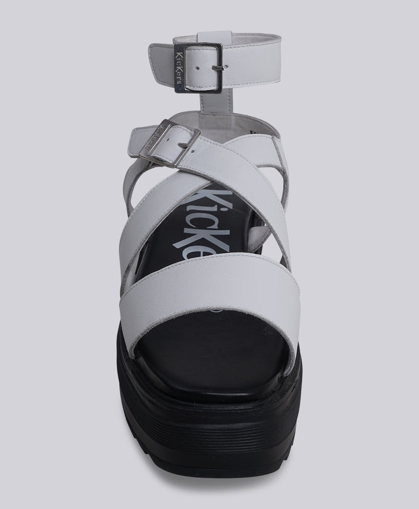 KICK HELLA White Women Sandal