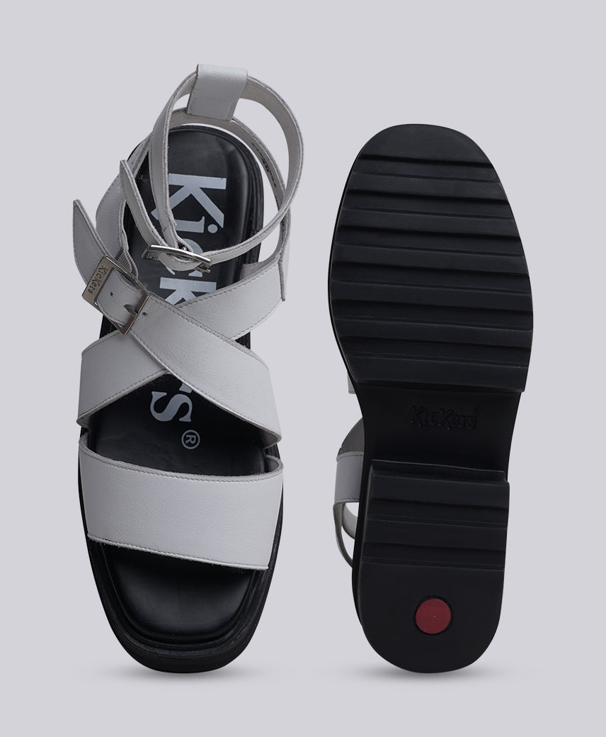 KICK HELLA White Women Sandal
