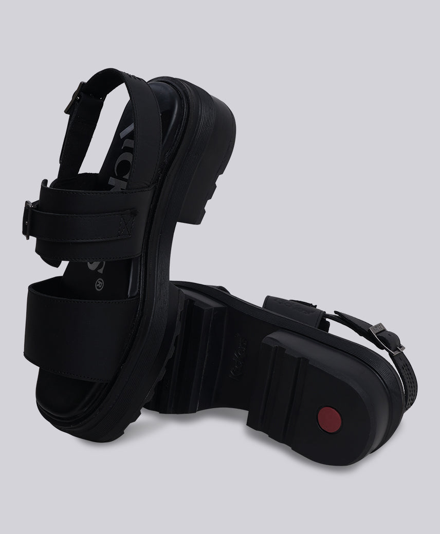 KICK HELINE Black Women Sandal